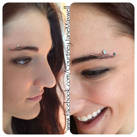 vertical eyebrow piercing|eyebrow piercing jewelry types.